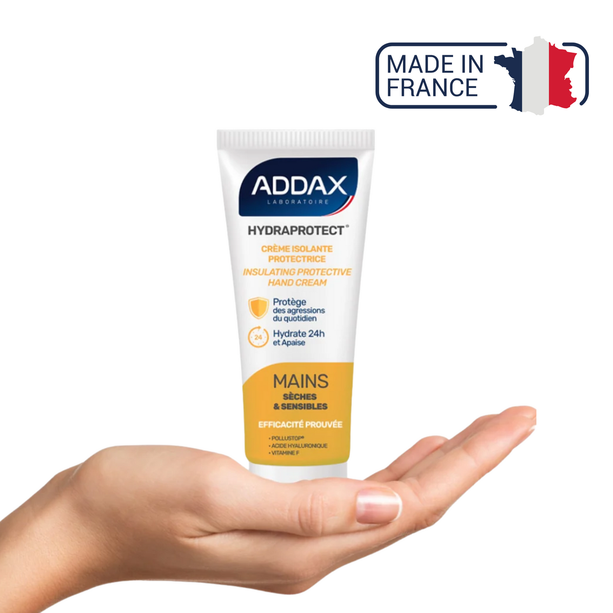 HYDRAPROTECT® - Crème mains isolante protectrice - 100 ml - Laboratoire Addax - My Médical