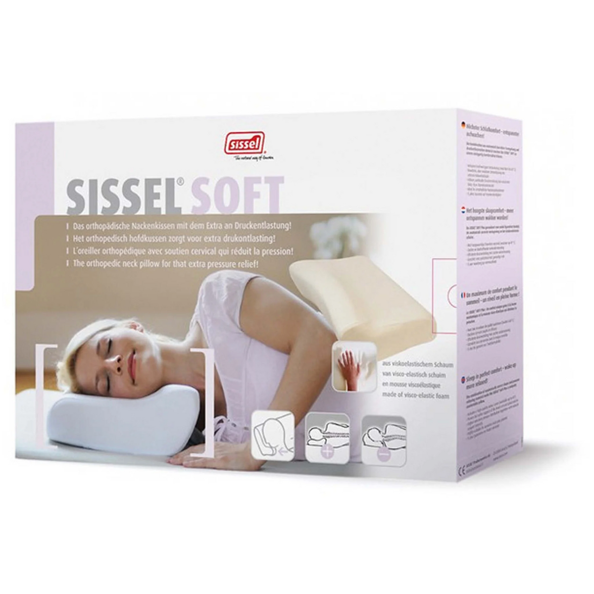 Oreiller Soft + Taie - Sissel - My Médical