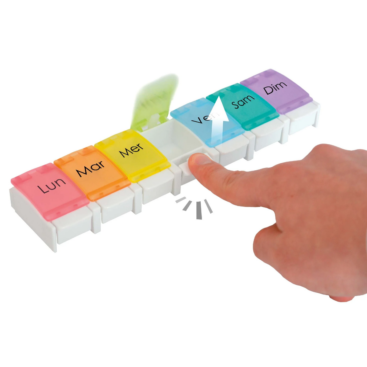 Pilulier Hebdomadaire Ergonomique - Hestec - My Médical