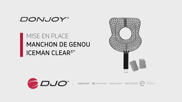Charger la vidéo : Manchon Genou pour IceMan® Clear3™ - appareil de cryothérapie - Donjoy®