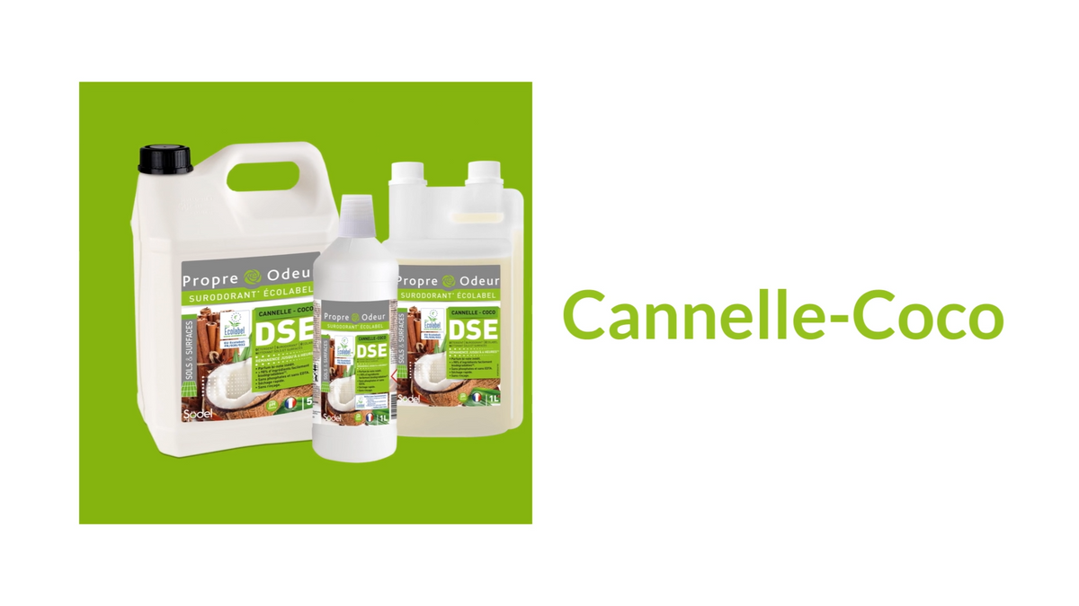 Charger la vidéo : DSE - Détergent Surodorant Ecolabel - 3 parfums - 1L ou 5L - Sodel