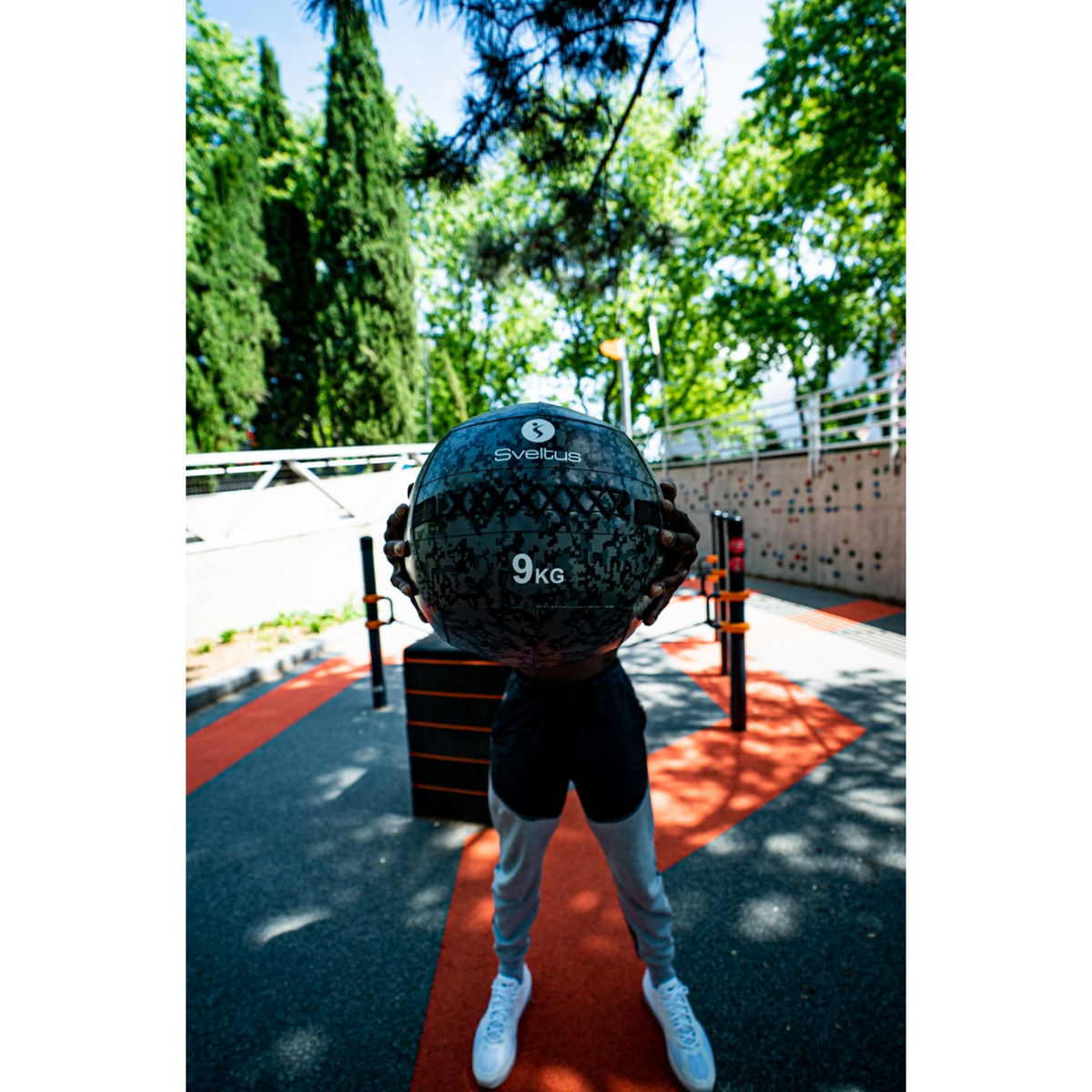 Wall Ball Camouflage - Ø 35 cm - 3/12 kg - Sveltus - My Médical